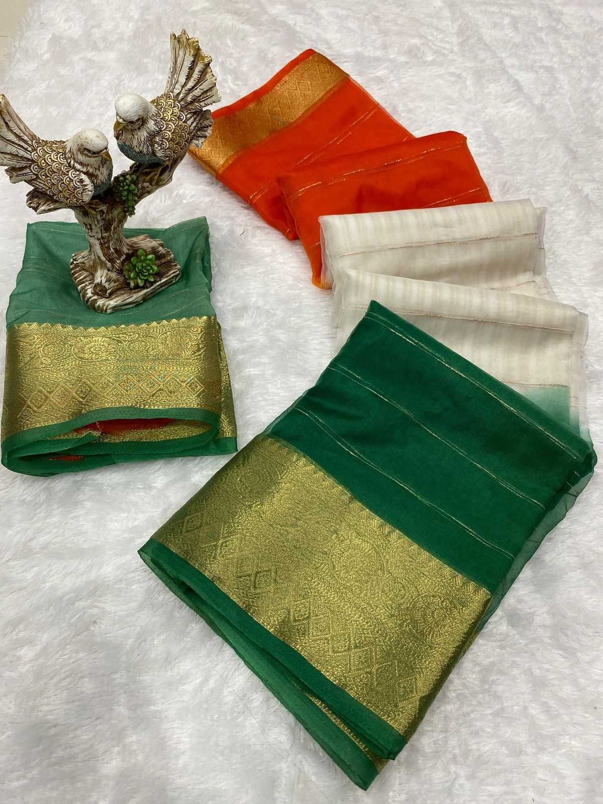 Organza Rdm 781 Sarees  Organza Indian Sarees  Lichi