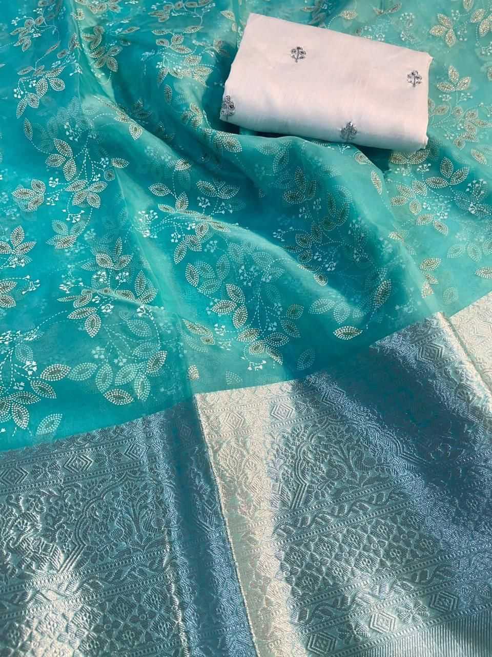 Organza Rdm Are  Sarees