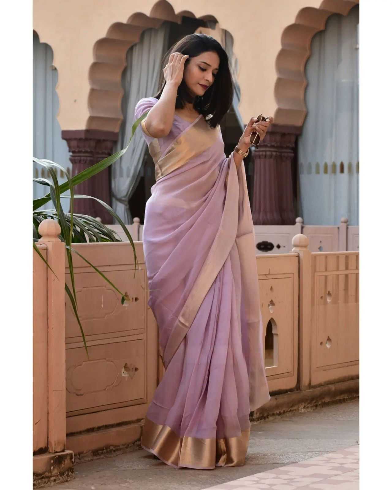 Organza Rdv 142  Saree