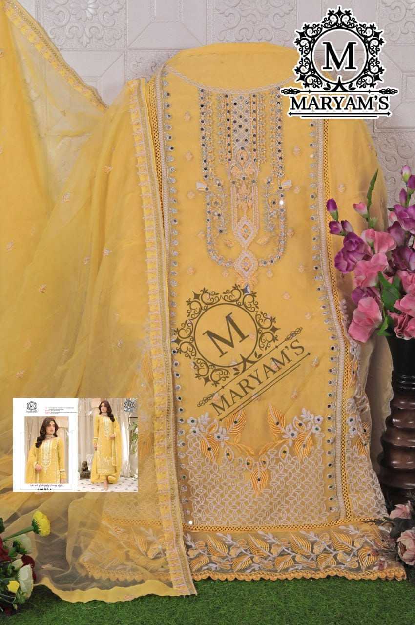 Organza Rin129 1824 Suits & Dresses  Embroidery Semi Stitched Ladies Long Kurti Suits Manufacture