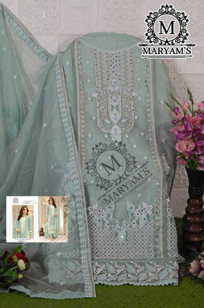 Organza Rin129 1824 Suits & Dresses  Embroidery Semi Stitched Ladies Long Kurti Suits Manufacture