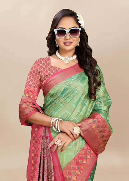 Organza Rmnx- 307  Sarees