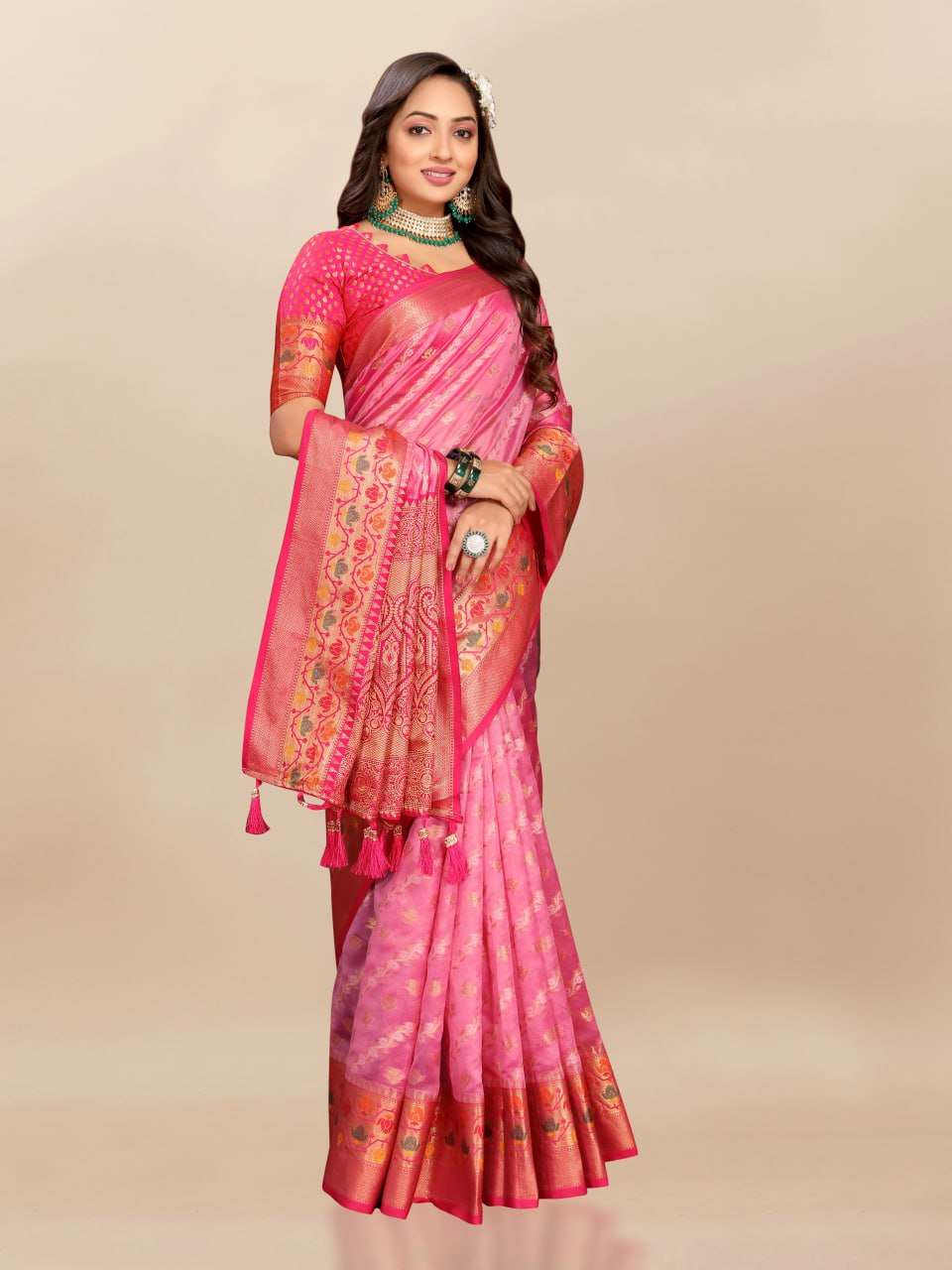 Organza Rmnx- 313  Sarees