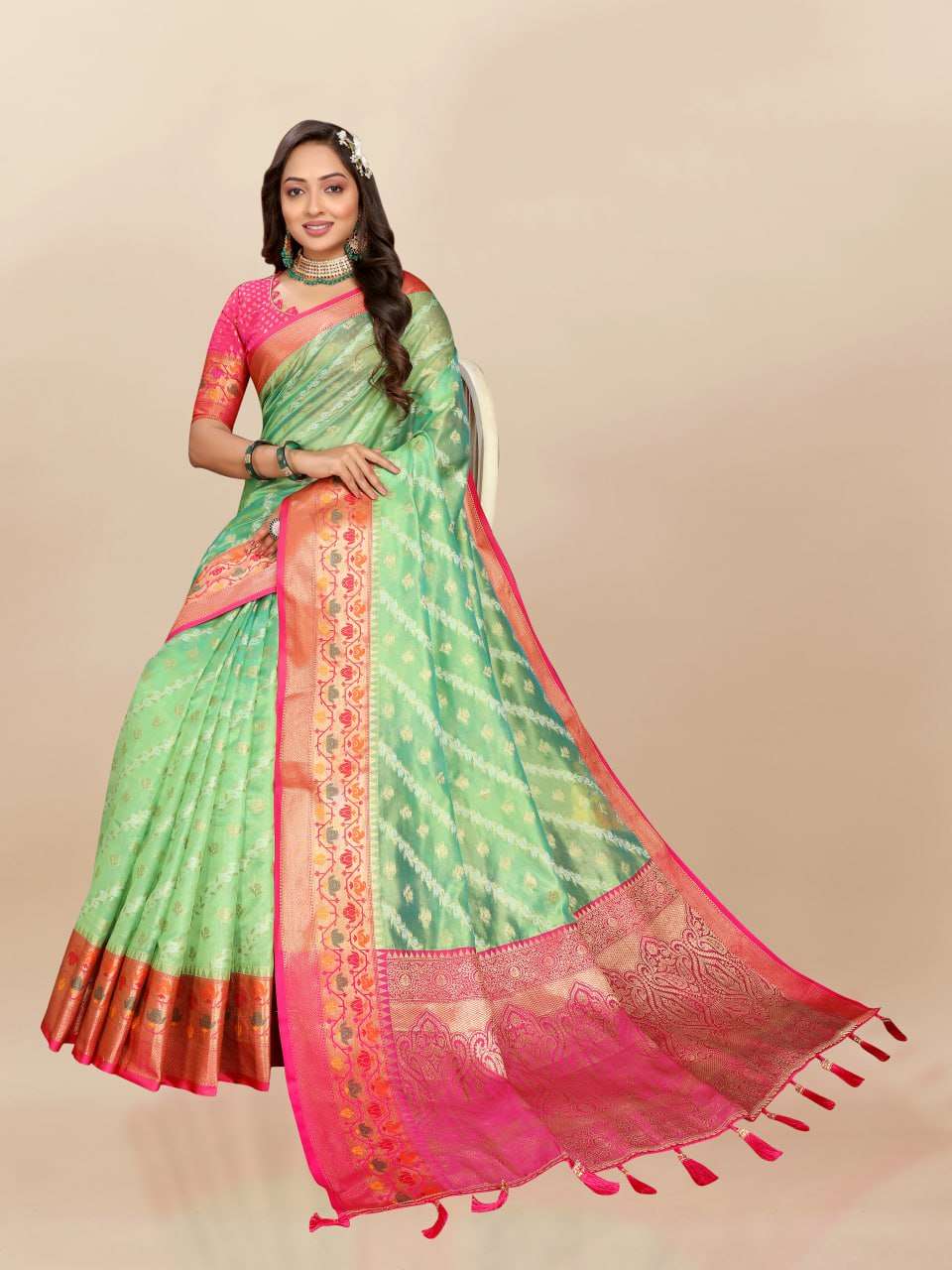 Organza Rmnx- 313  Sarees