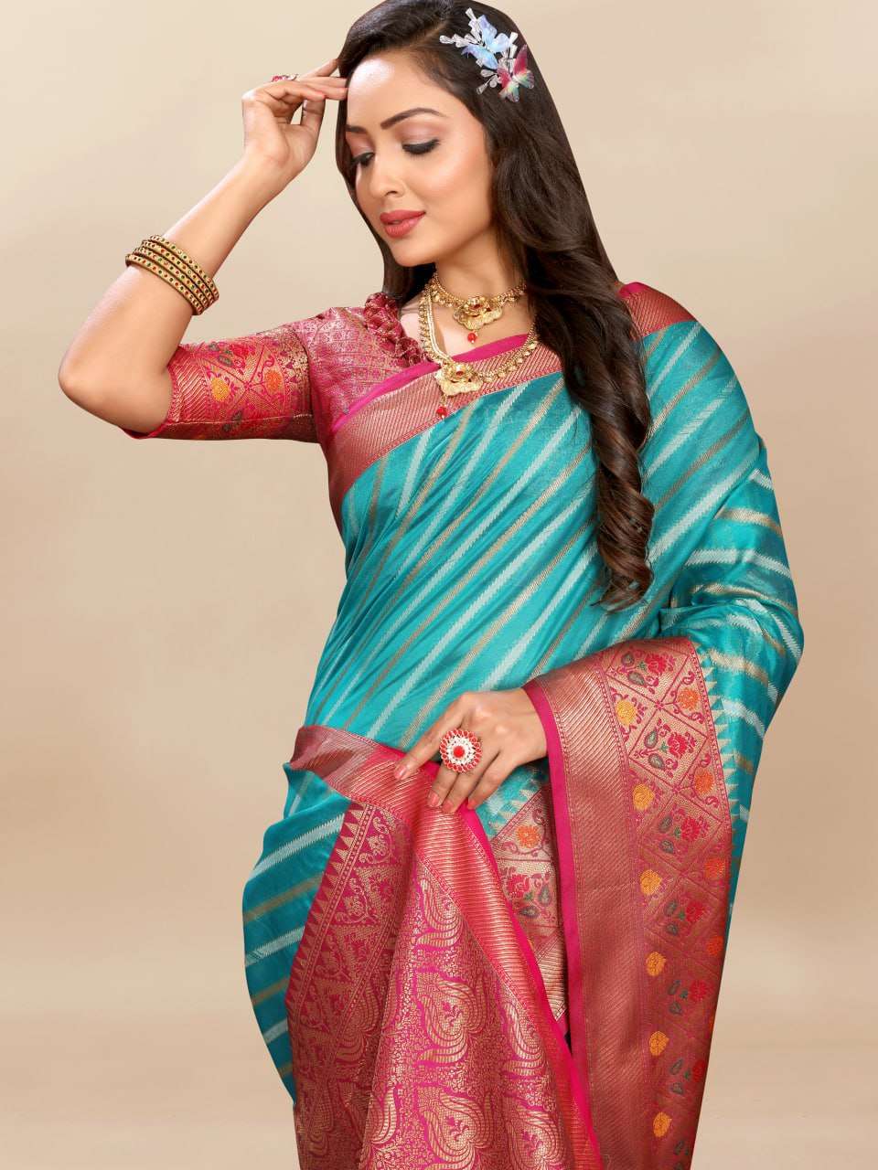 Organza Rmnx- 314  Sarees