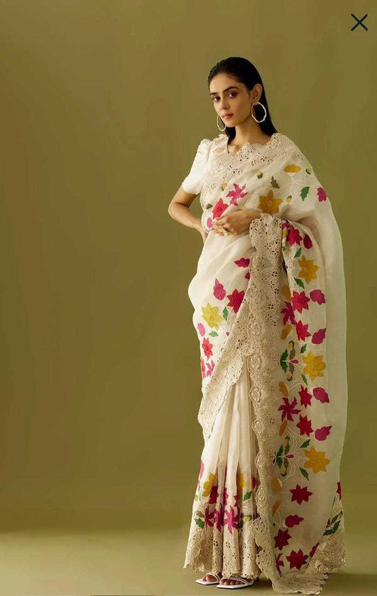 Organza Rmp  231  Saree