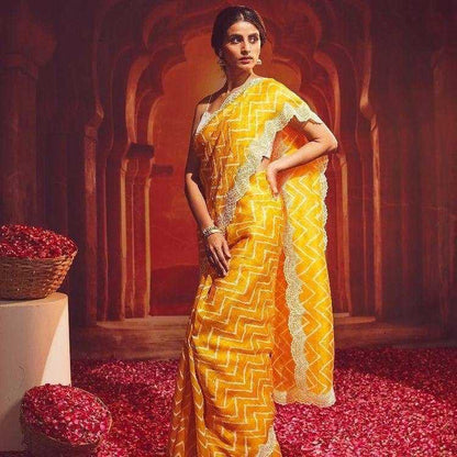 Organza Rst 326 Sarees  Organza Cotton Linen Cutwork Sarees