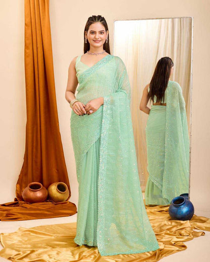 Organza Rvl Infinite  Saree