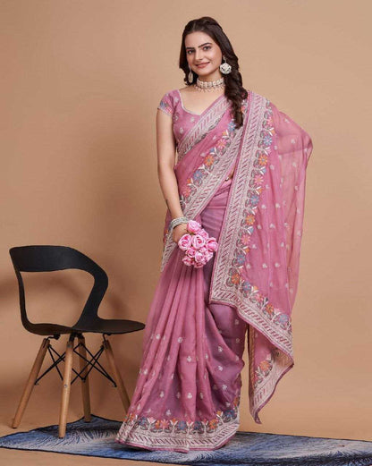 Organza Rvl Organza  Sarees