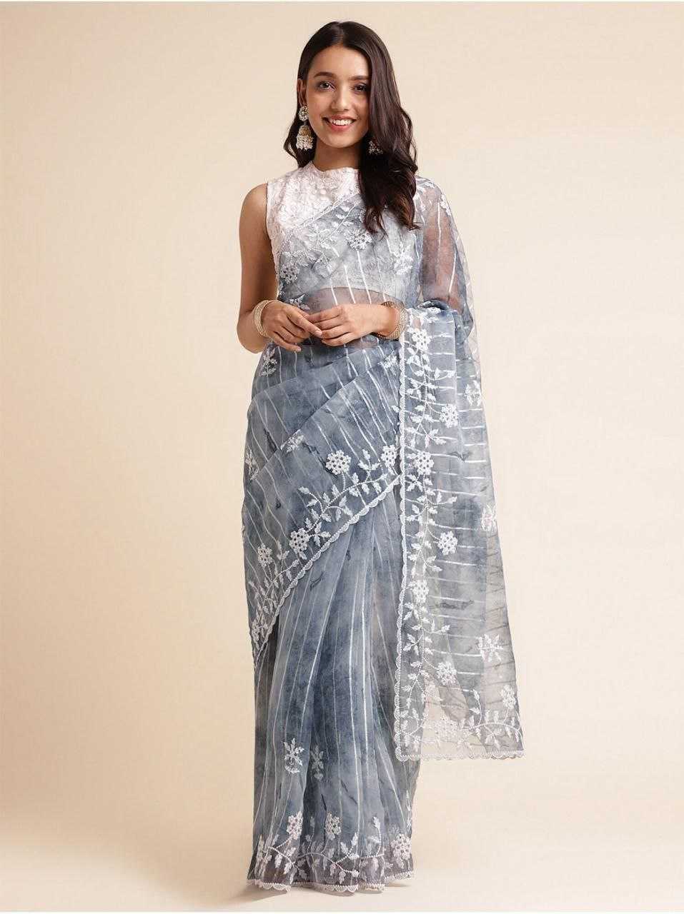 Organza Rvt 482  Saree