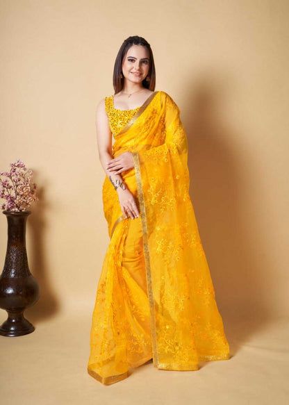 Organza  Sarees Rvsg Anya  Saree