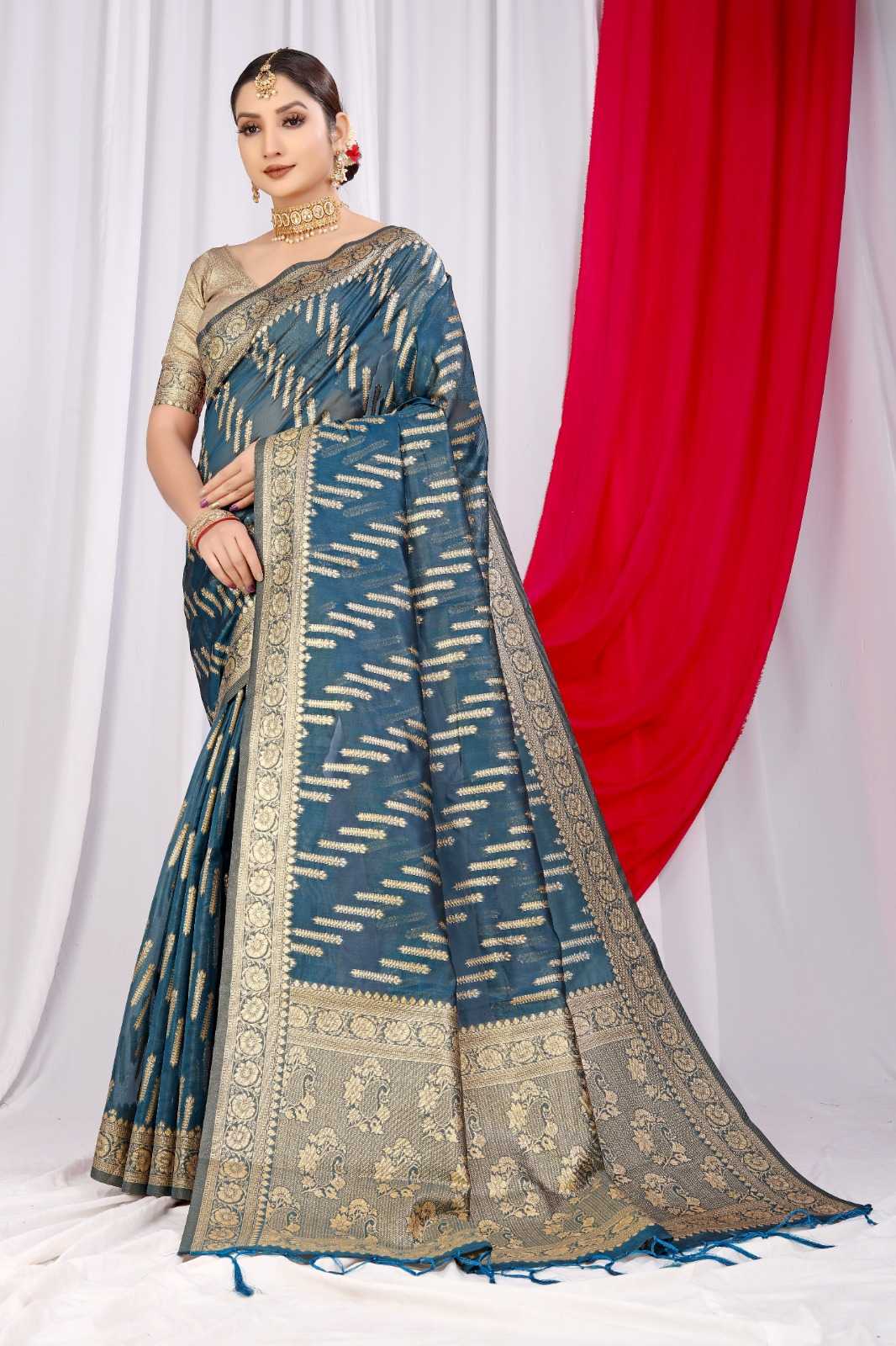 Organza Silk Nyc Silk  Sarees