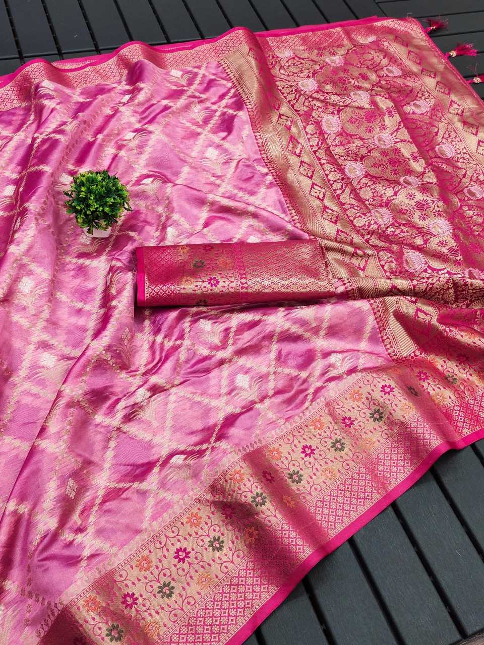 Organza Silk Rmnx Mahika Silk Sarees Organza Zari Border Sarees