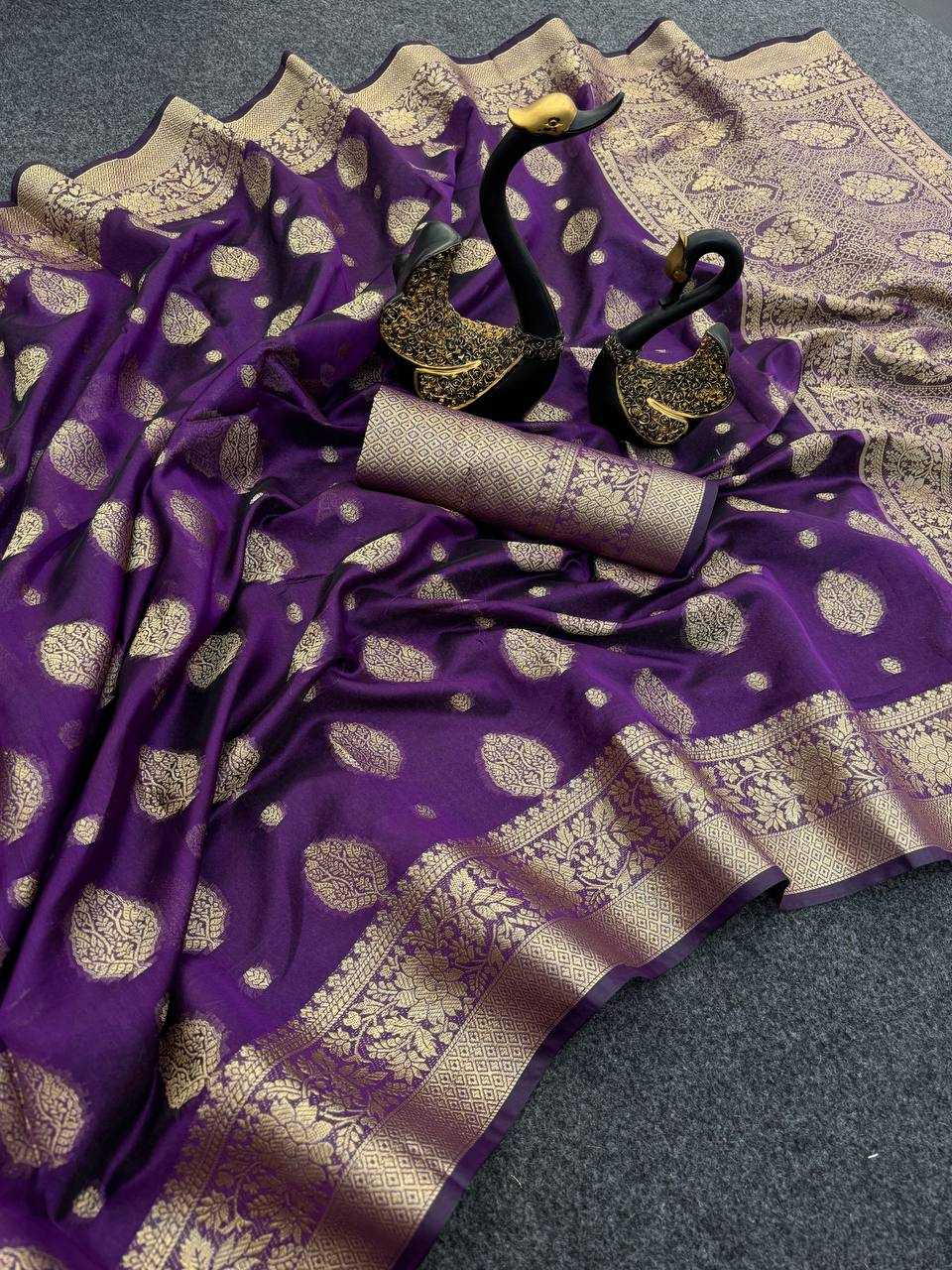 Organza Silk Rsf 741 Sarees  Organza Ladies Butta Sarees