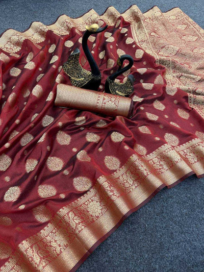 Organza Silk Rsf 741 Sarees  Organza Ladies Butta Sarees