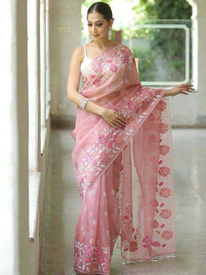 Organza Silk Rvt 582  Sarees