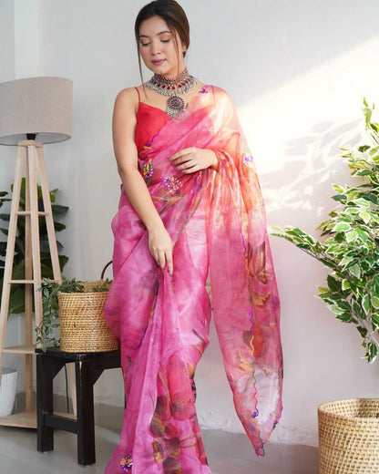 Organza Vsg Dillagi  Sarees