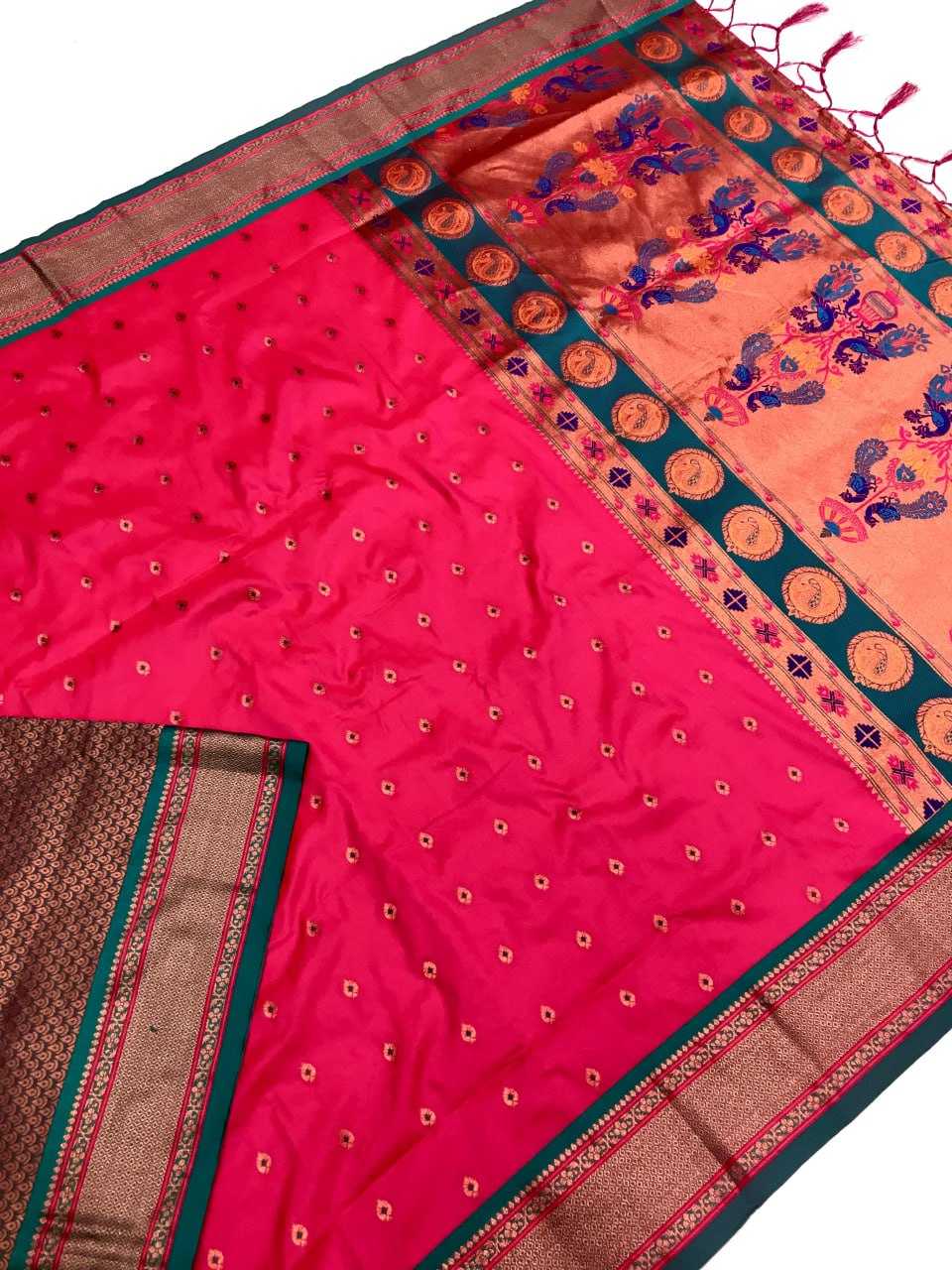 Paithani Silk Kesh182 Rumion Silk Sarees  Paithani Kanjeevaram Silk Soft Silk Sarees