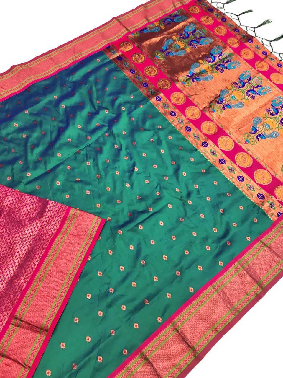 Paithani Silk Kesh182 Rumion Silk Sarees  Paithani Kanjeevaram Silk Soft Silk Sarees