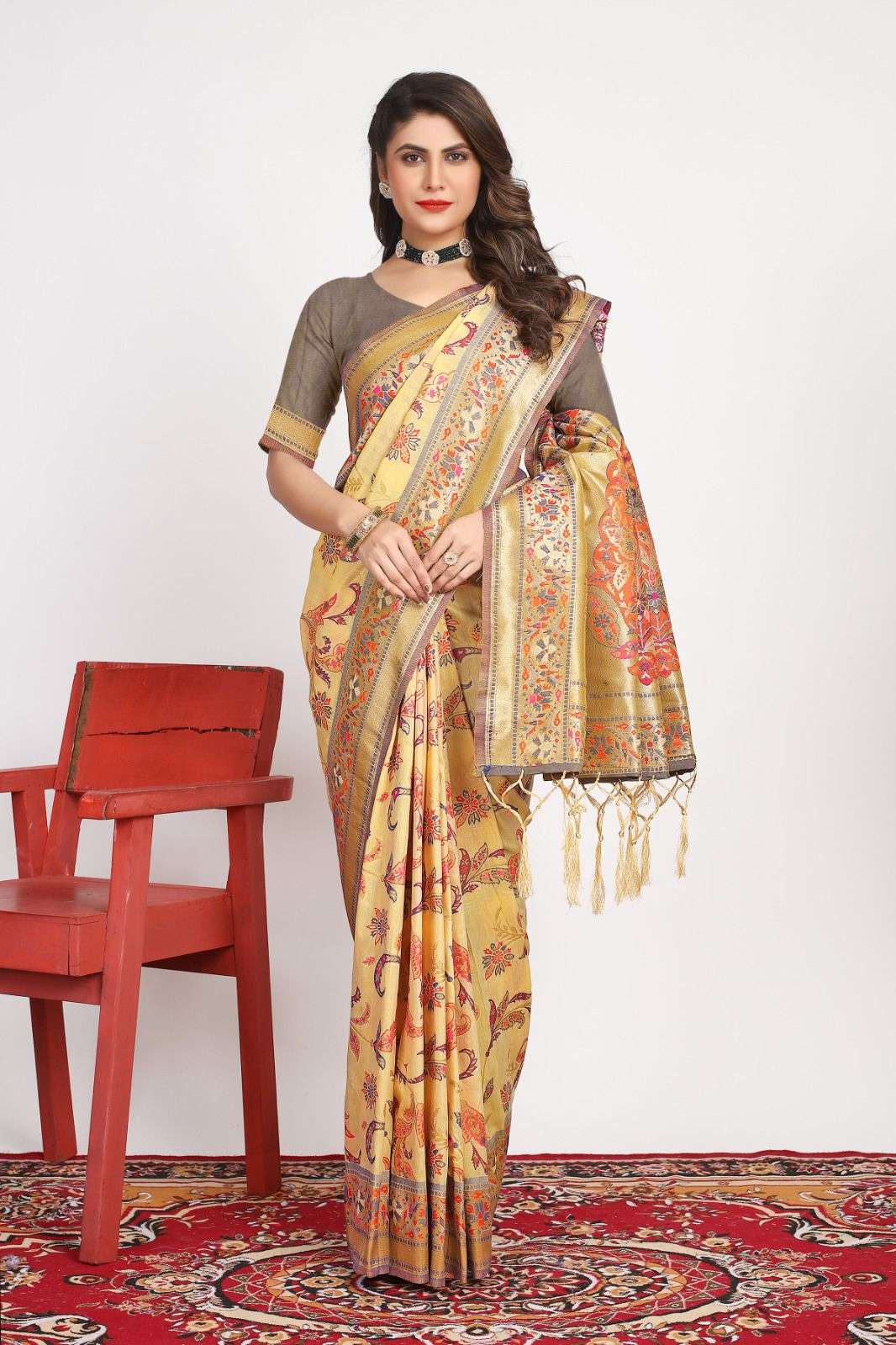 Pashmina Poli  01 Silk Sarees  Soft Silk Traditional Patola Sarees E