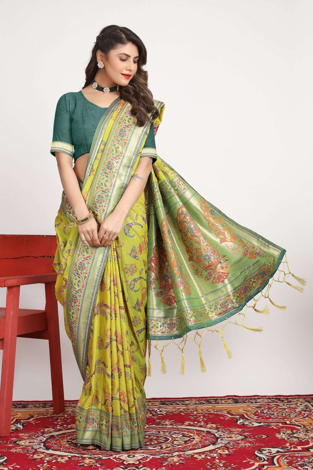 Pashmina Poli  01 Silk Sarees  Soft Silk Traditional Patola Sarees E