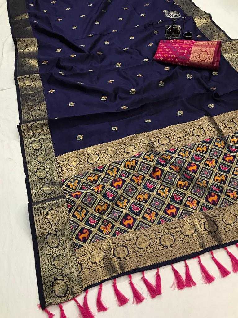 Patola Silk Kesh182 Seltos Silk Sarees  Patola Zari Border Silk Kanchipuram Silk Sarees