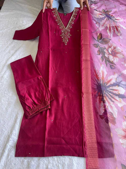 Premium Roman Silk Kesh137 313 Suits & Dresses  Ladies Silk Ladies Party Wear Zari Diwali Collections Work Suits