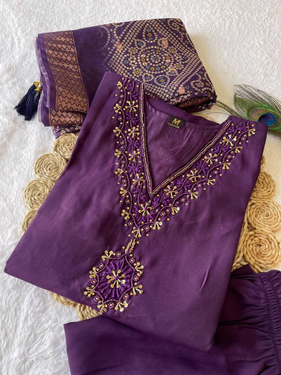 Premium Roman Silk Kesh137 328 Suits & Dresses  Embroidery Ladies Silk Wedding Ladiies Diwali Collections