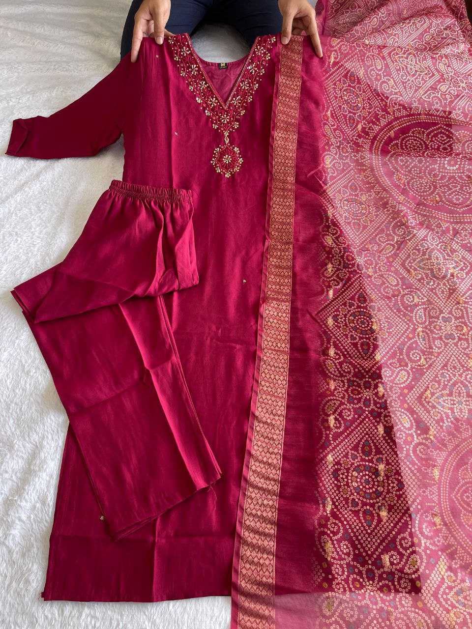 Premium Roman Silk Kesh137 328 Suits & Dresses  Embroidery Ladies Silk Wedding Ladiies Diwali Collections