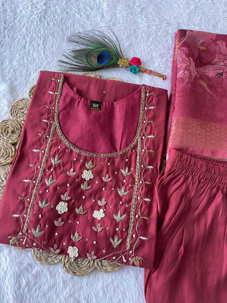 Premium Roman Silk Kesh137 341 Suits & Dresses  Ladies Silk Ladies Wedding Diwali Collections Suits