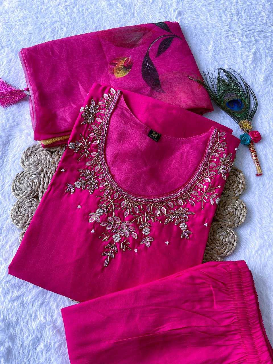 Premium Roman Silk Kesh137 349 Suits & Dresses  Ladies Silk Ladies Party Wear Wedding Suits