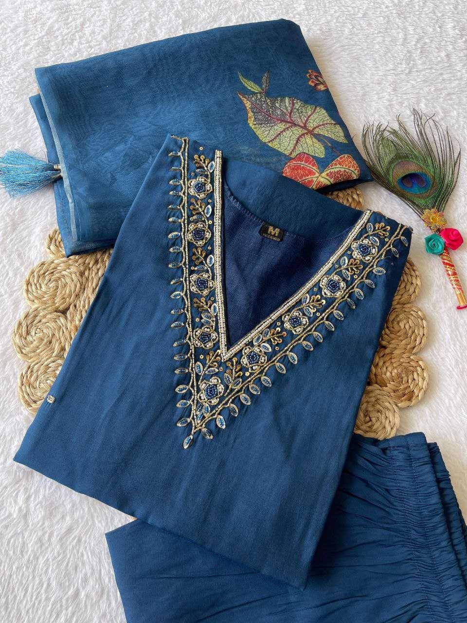 Premium Roman Silk Kesh137 354 Suits & Dresses  Ladies Silk Ladies Party Wear Diwali Collections Suits