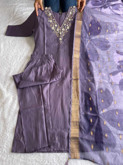 Premium Roman Silk Krf 335 Suits & Dresses  Ladies Dresses