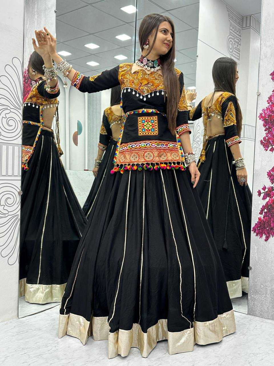 Pur Cotton Kesh120 162 Lehengas  Navratri Chaniya Choli Traditional Lehengas