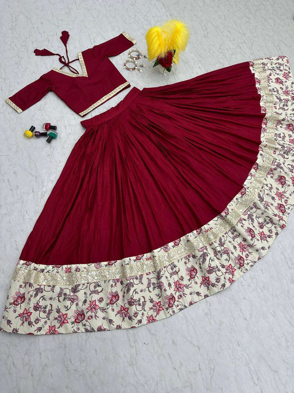 Pure Cotton Kesh119 N06 Lehengas  Fancy Traditional Printed Lehengas