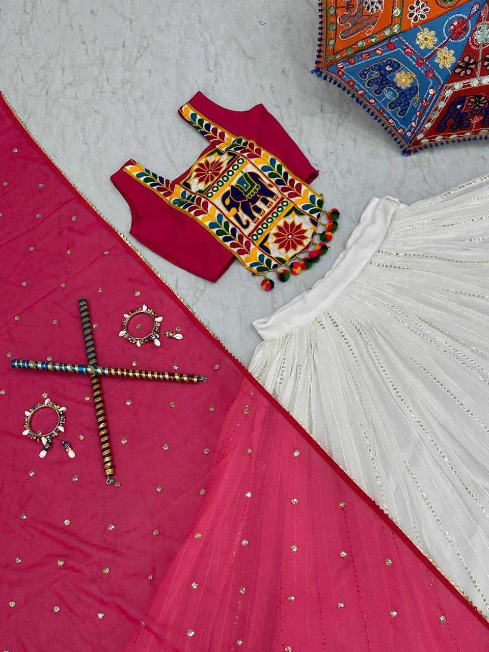 Pure Cotton Kesh120 150 Lehengas  Traditional Navratri Chaniya Choli Lehengas