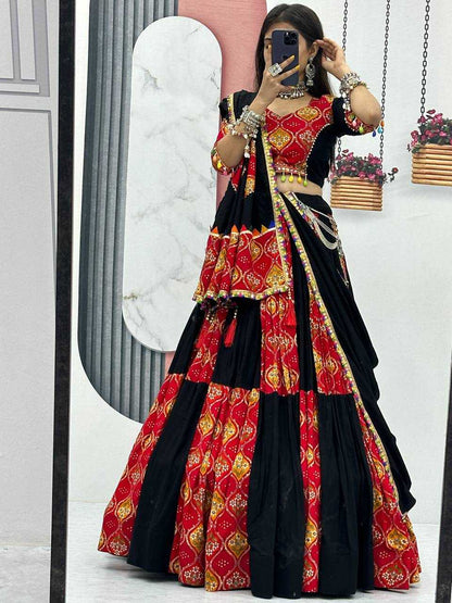 Pure Cotton Kesh120 157 Lehengas  Traditional Printed Navratri Chaniya Choli