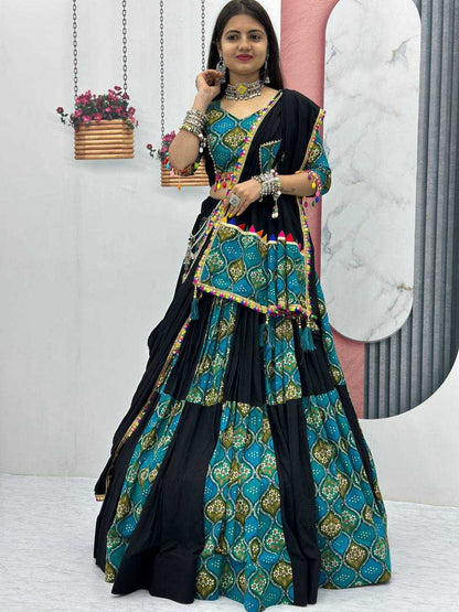 Pure Cotton Kesh120 157 Lehengas  Traditional Printed Navratri Chaniya Choli