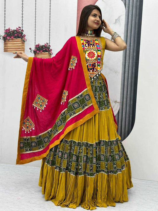 Pure Cotton Kesh120 183 Lehengas  Navratri Chaniya Choli Traditional Lehengas