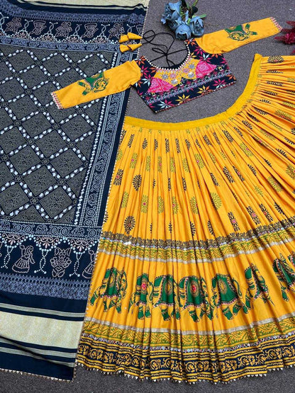 Pure Cotton Kesh157 1658 Lehengas  Printed Traditional Lehengas