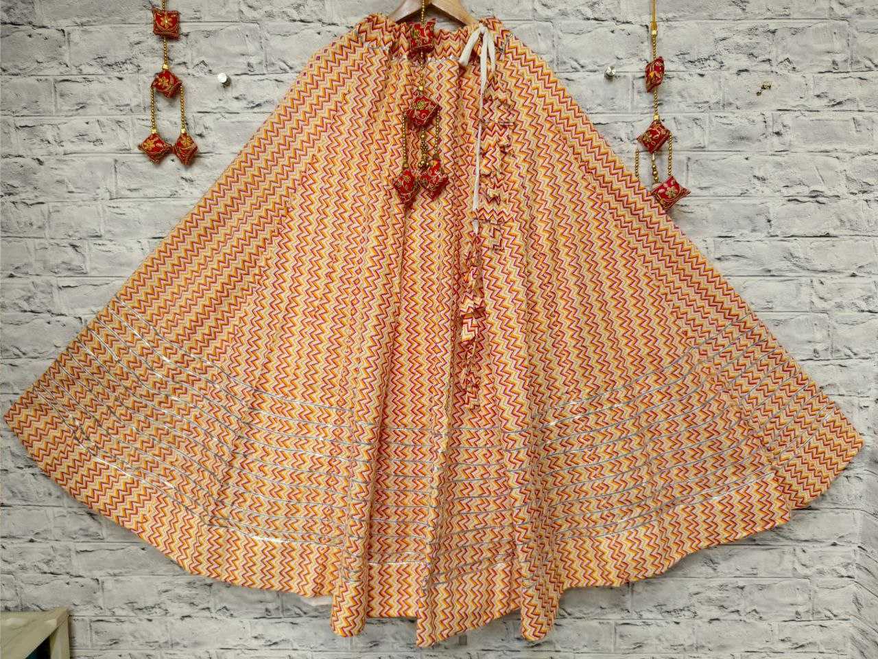 Pure Cotton Kesh179 Ahb55 Lehengas  Traditional Printed Lehengas