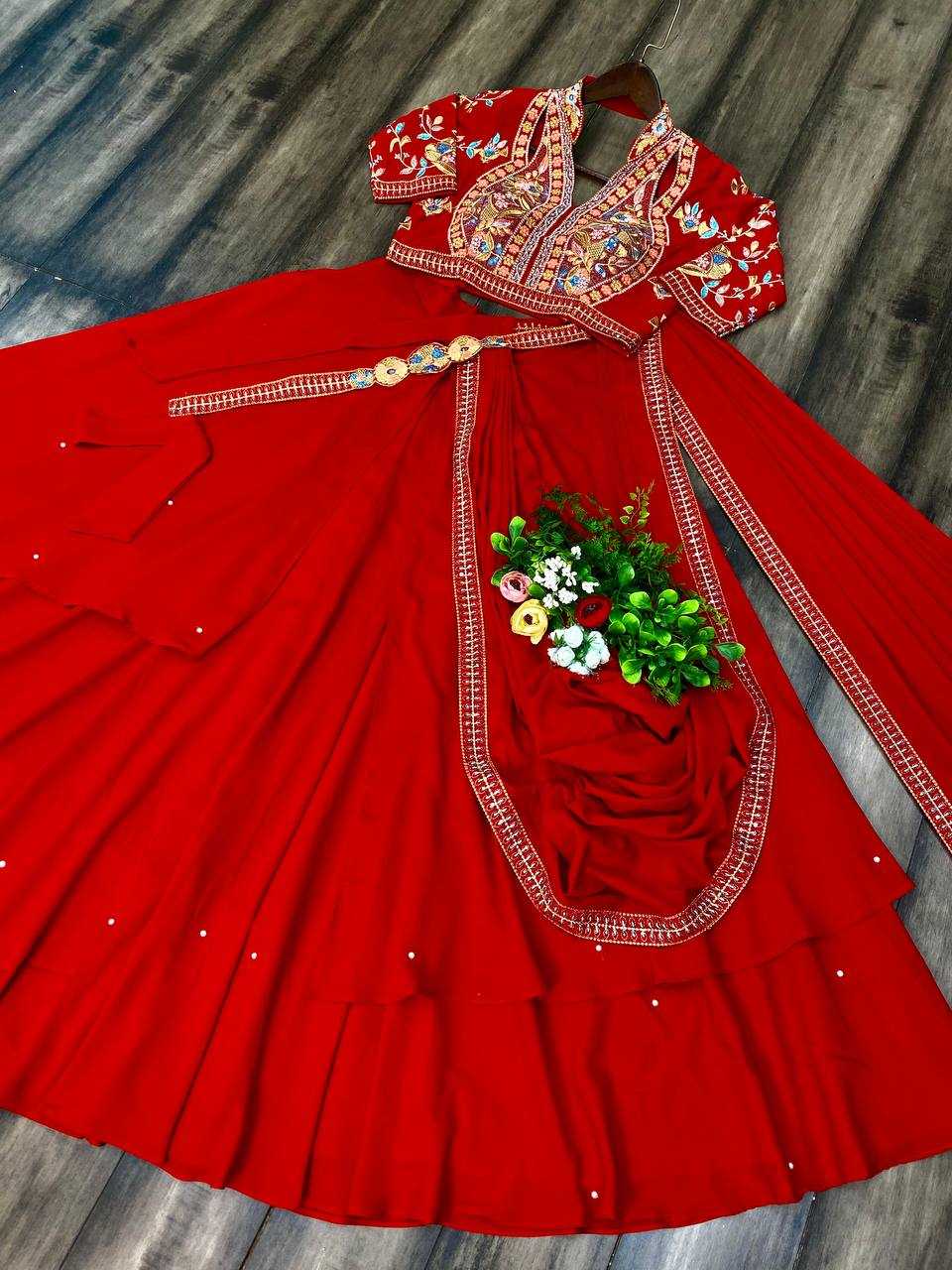 Pure Fiyona Rin110 269 Lehengas  Fancy Traditional Wedding Embroidered Lehengas E