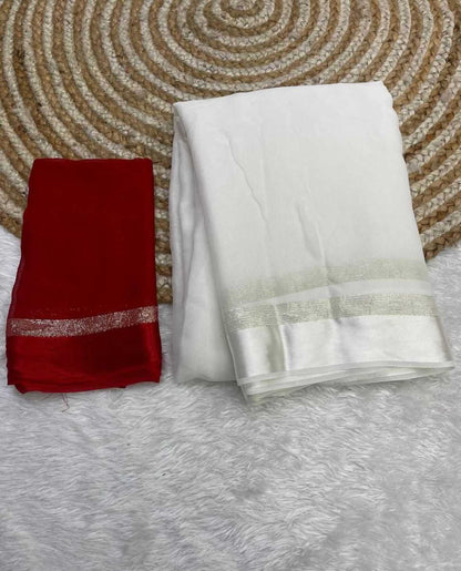 Pure Jorhat Nsd 33 Sarees  Ladies Plain Sarees