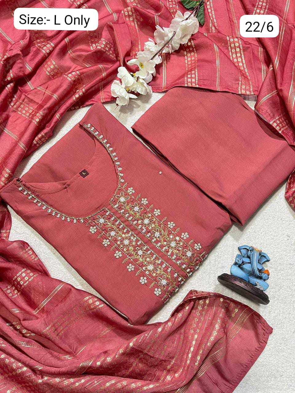 Pure Maslin Silk Rvk Kurti  Suits