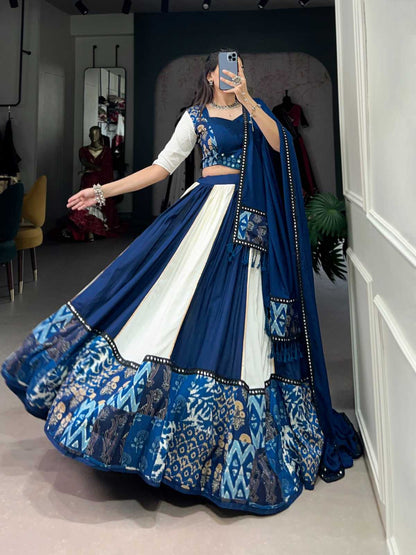 Pure Rayon Kesh134 1714 Lehengas  Traditional Printed Navratri Chaniya Choli Lehengas