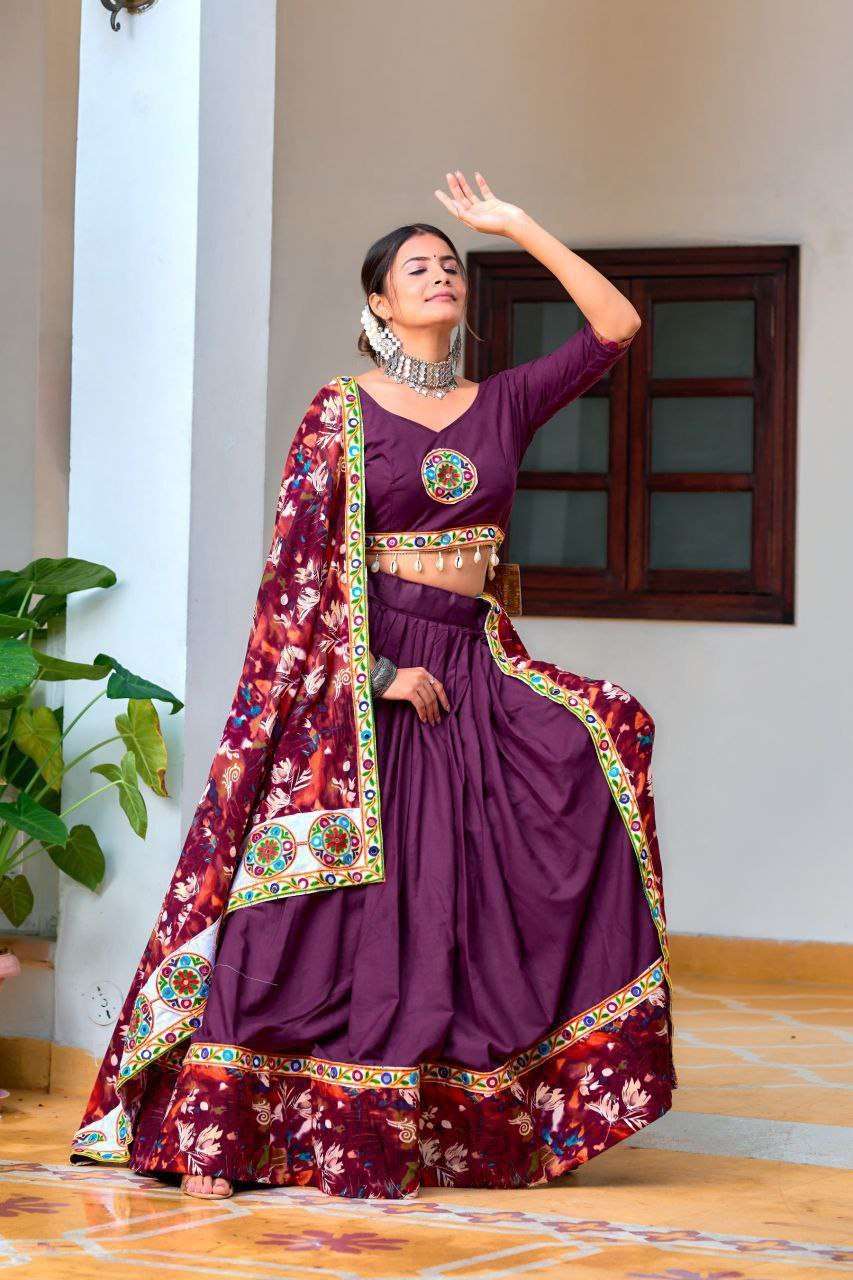 Pure Rayon Rin145 1227 Lehnegas  Traditional Navratri Chaniya Choli