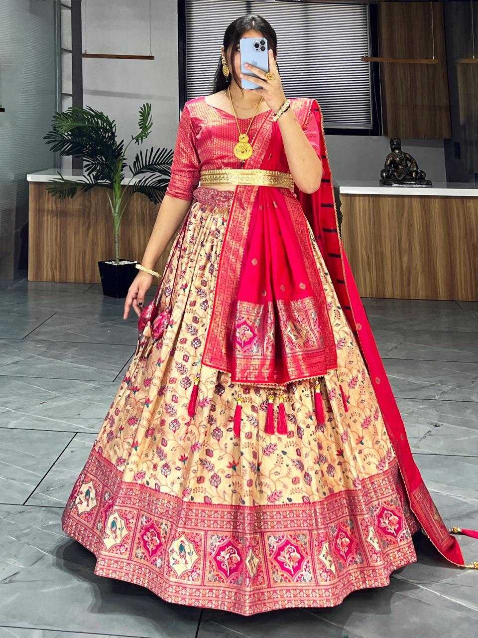 Pure Silk Gro 7109  Lehengas