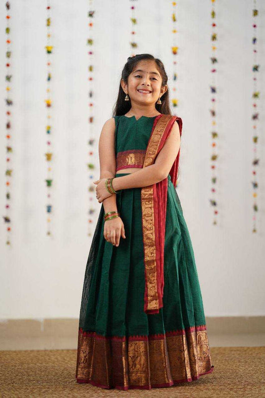 Pure Silk Kesh163 21 Lehengas  Kids Lehengas