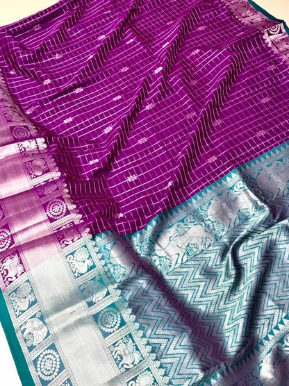 Pure Silk Kesh182 Minaxi Sarees  Soft Silk Pure Silk South Silk Zari Border Silk Sarees