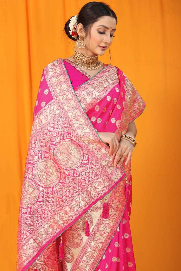 Pure Silk Ptn 02 Silk Sarees  Kanjeevaram Handloom Pure Silk Sarees